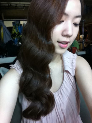 T-ara Hwayoung wavy hair