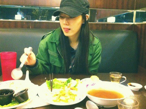 T-ara Hwayoung Korean spicy food