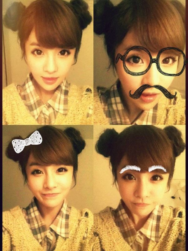 T-ara Boram Twitter selca