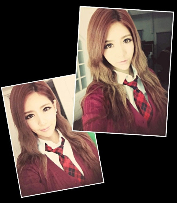 T-ara Qri Twitter selca