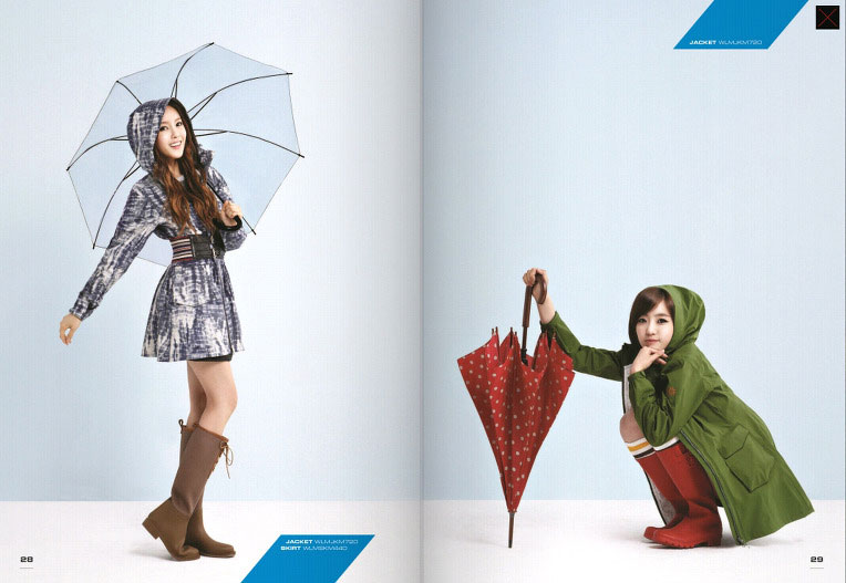T-ara Wild Roses outdoor fashion